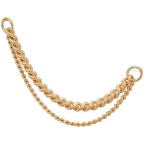 "Divine" Chain Attachment in Gold