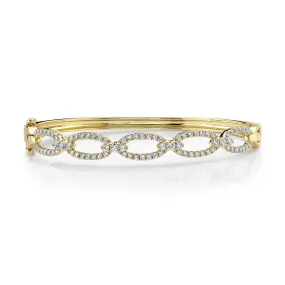 1.19CT DIAMOND LINK BANGLE