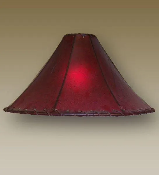 18" Pyramid Raw Hide Lamp Shade