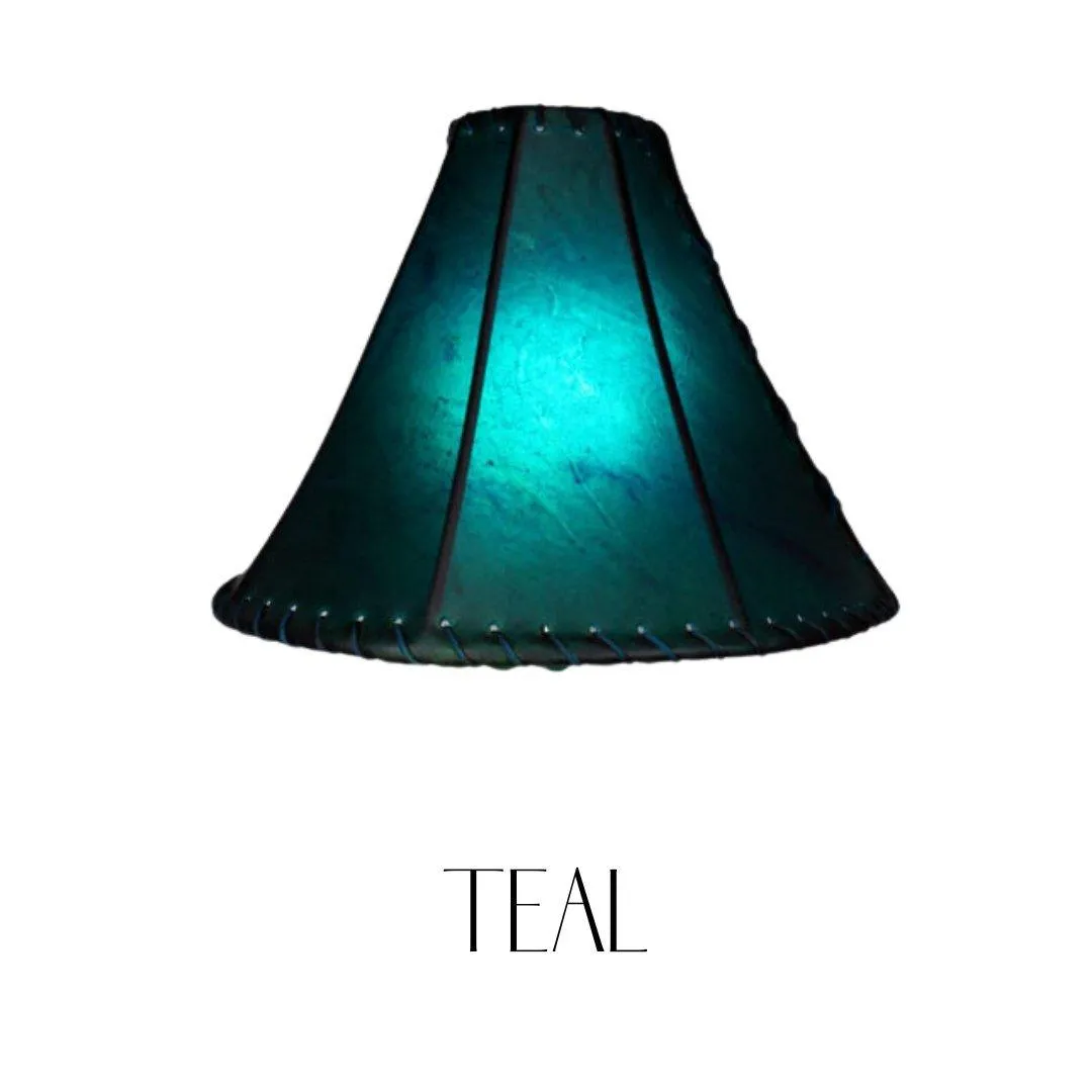 18" Pyramid Raw Hide Lamp Shade