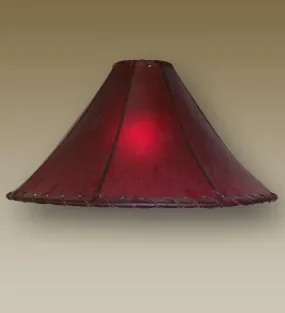 20" Pyramid Raw Hide Lamp Shade