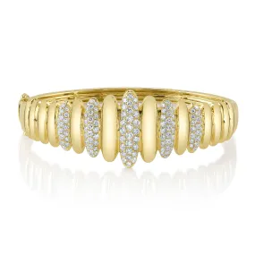 2.19CT DIAMOND PAVE BANGLE