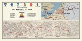 3rd Armored Division Campaign Map