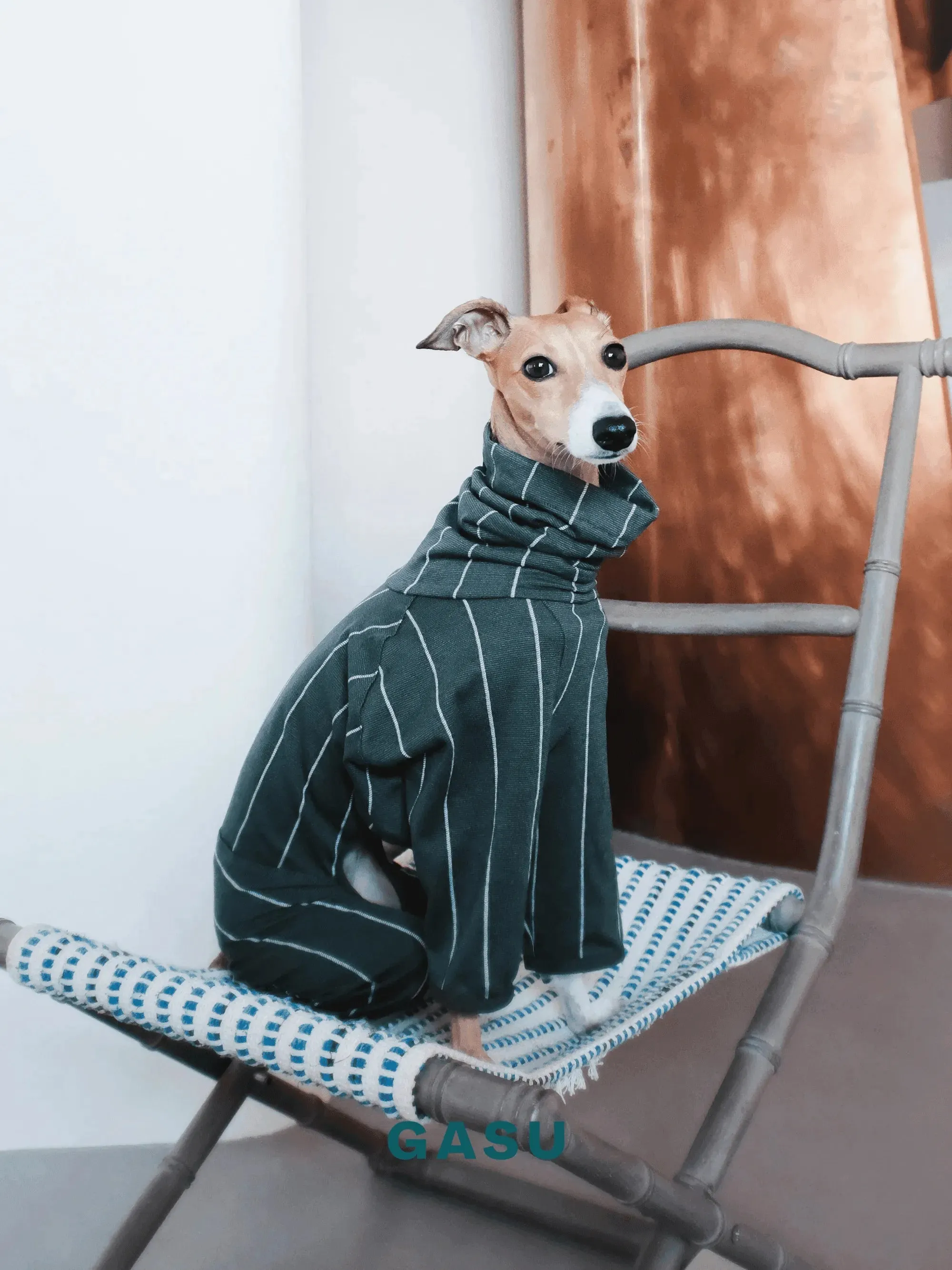 4-Leg Striped Dog Pajamas