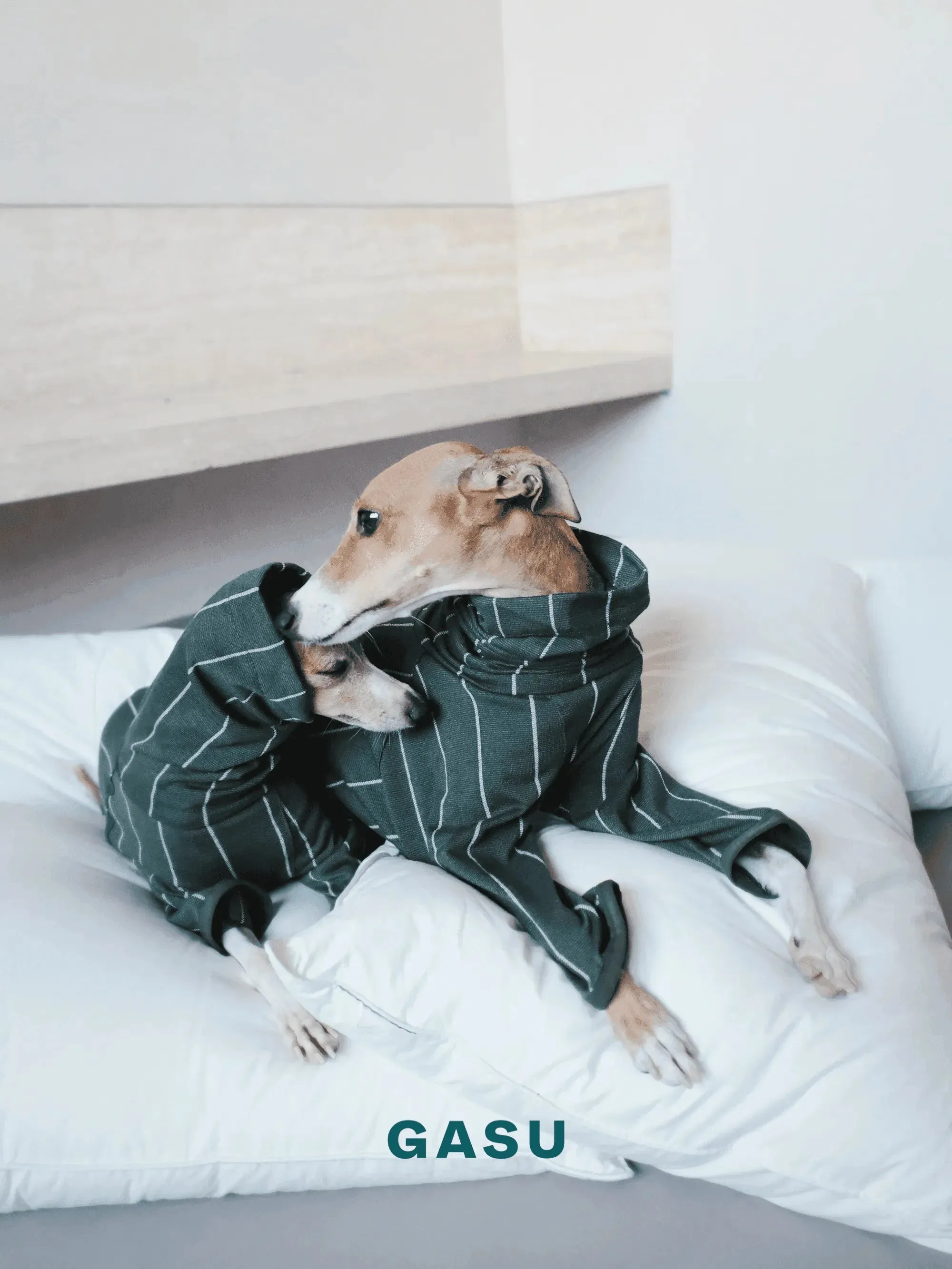 4-Leg Striped Dog Pajamas