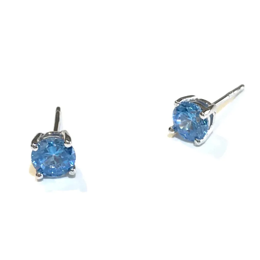 Amy Birthstones 5mm CZ Studs