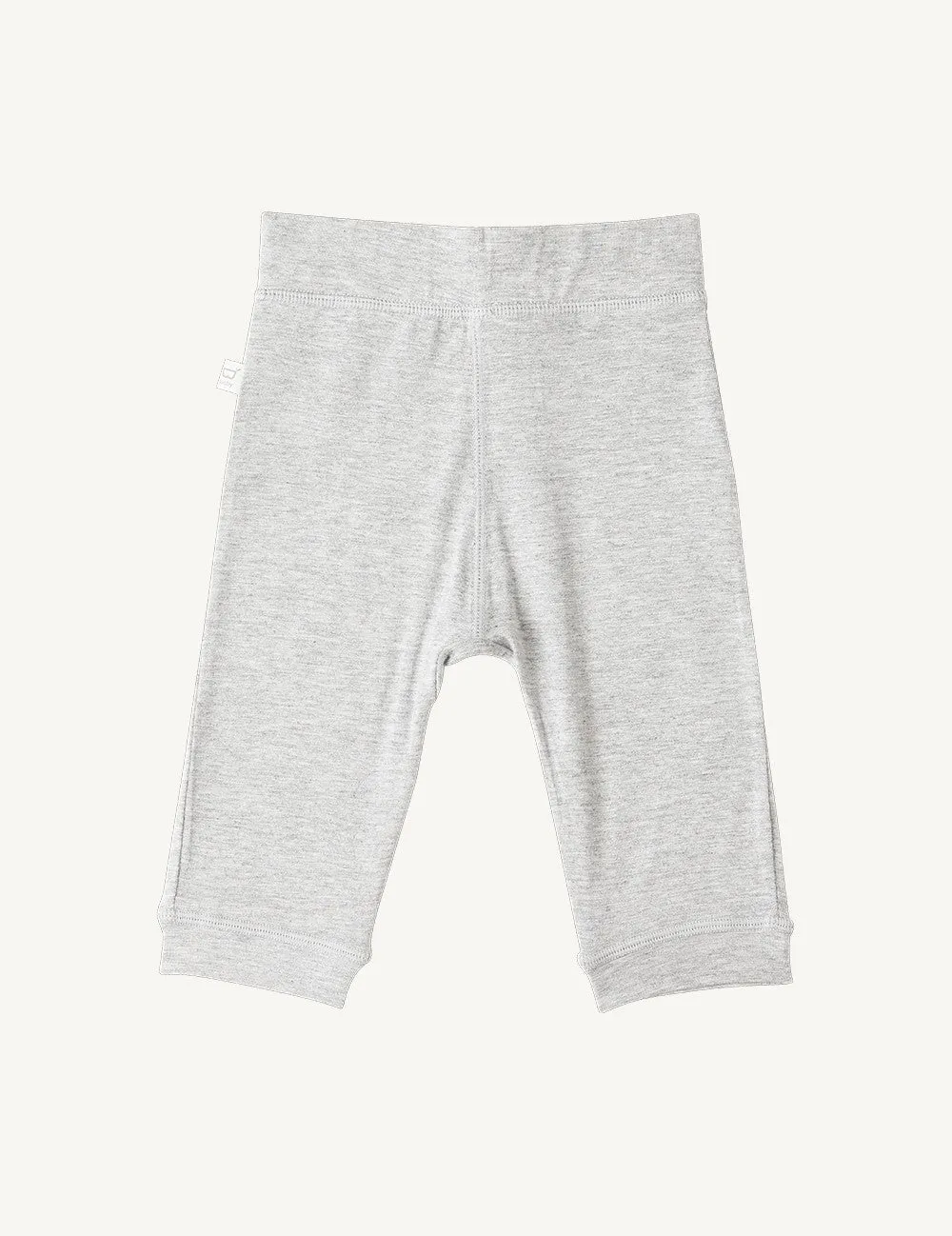 Baby Pull on Pants - Light Grey Marl