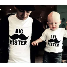 Big Mister/Lil Mister Matching Daddy & ME Tees (MRK X)