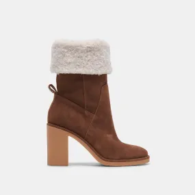 CADDIE PLUSH BOOTS COCOA SUEDE - re:vita