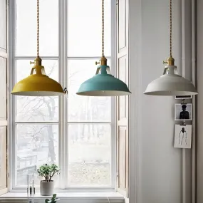 Color Block Shade Pendant Light