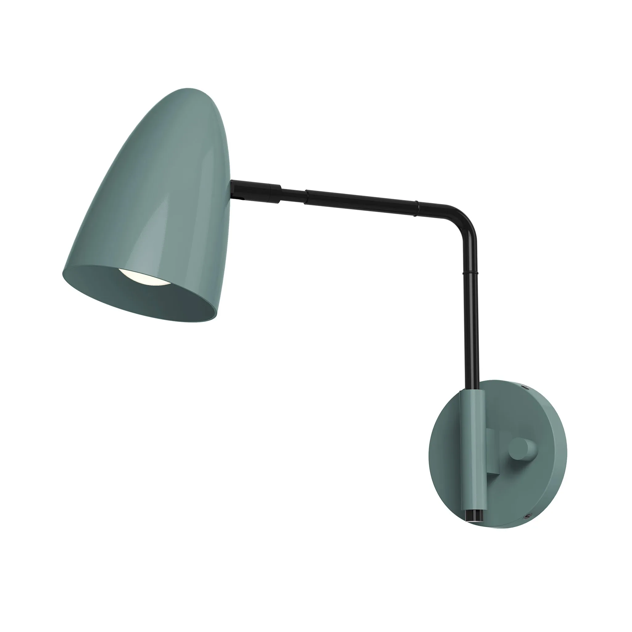 Color Boom Swing Arm Sconce - 9 Arm