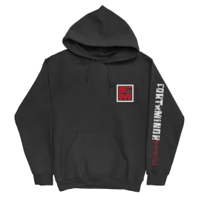 Cover Stack Black Pullover Hoodie