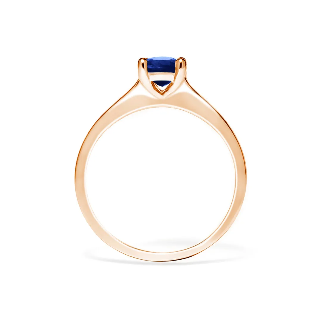 Evelyn Ring 18K Rose Gold Sapphire