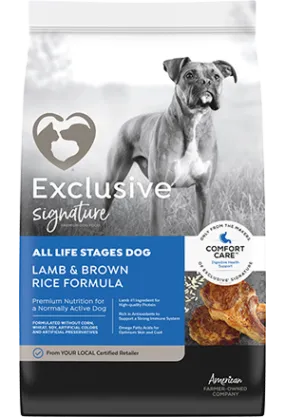 Exclusive Pet Food Exclusive Signature All Life Stages Lamb & Brown Rice Formula