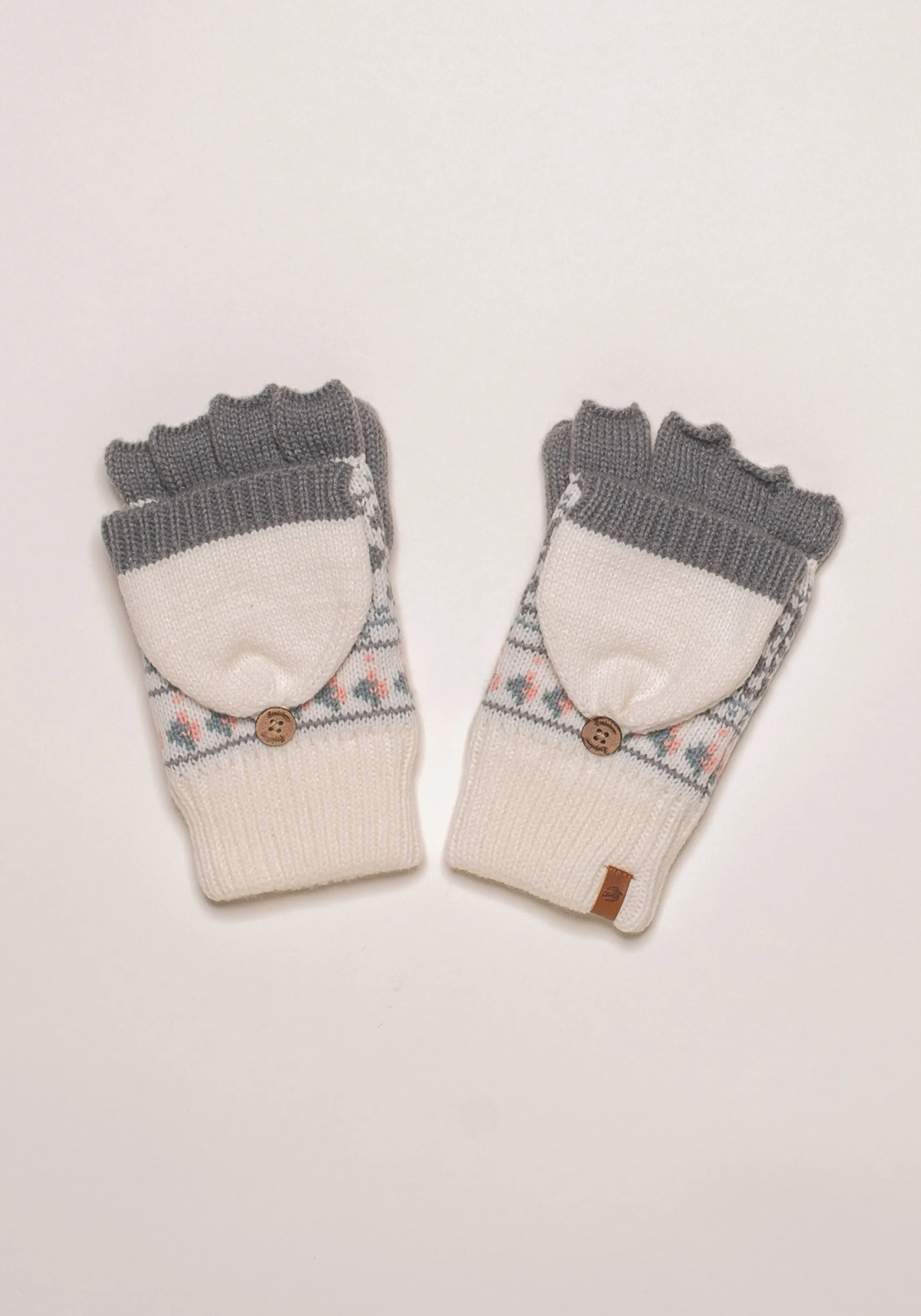 Fairisle Knit Mittens