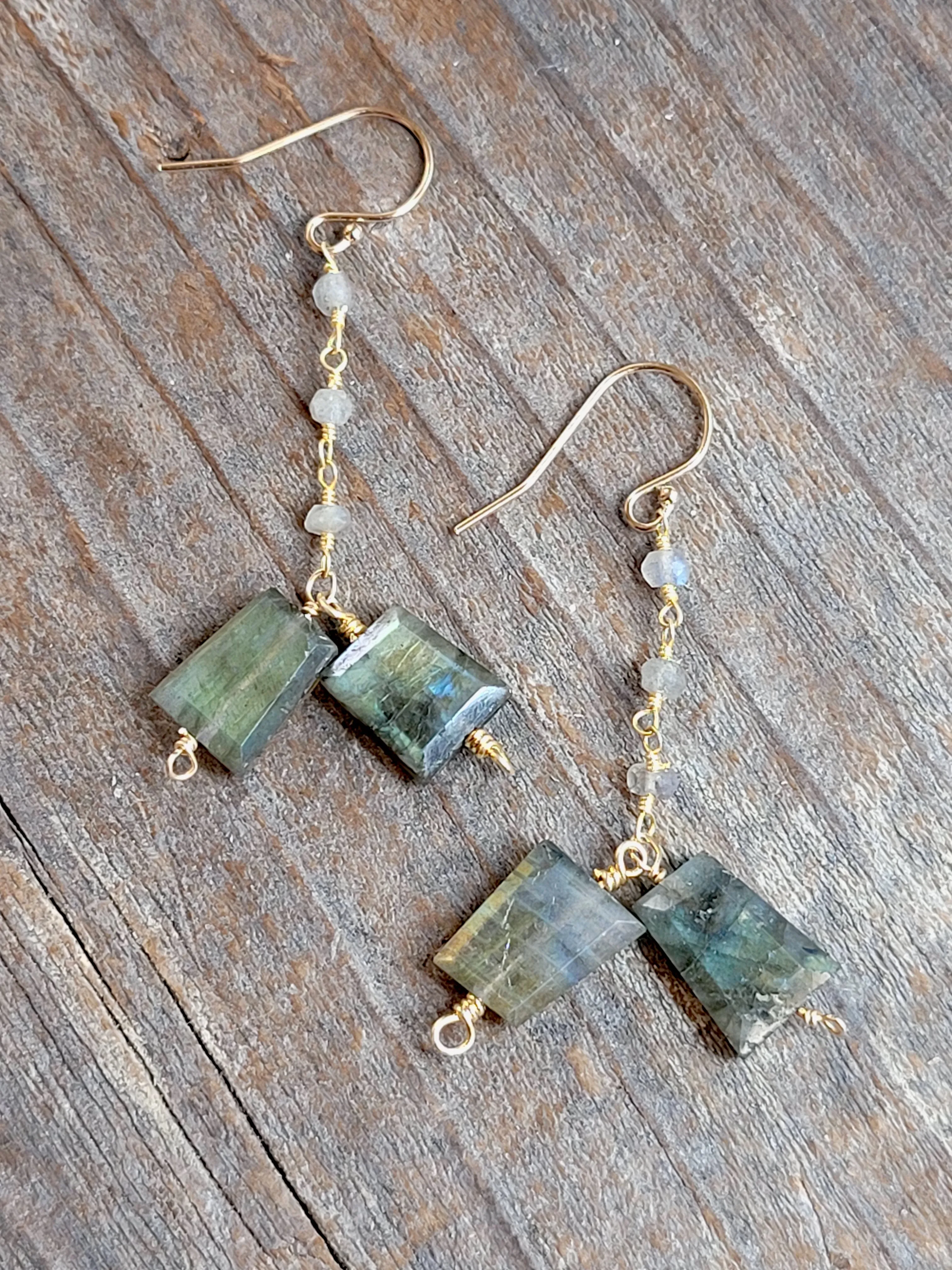 La Jolla Earring in Labradorite