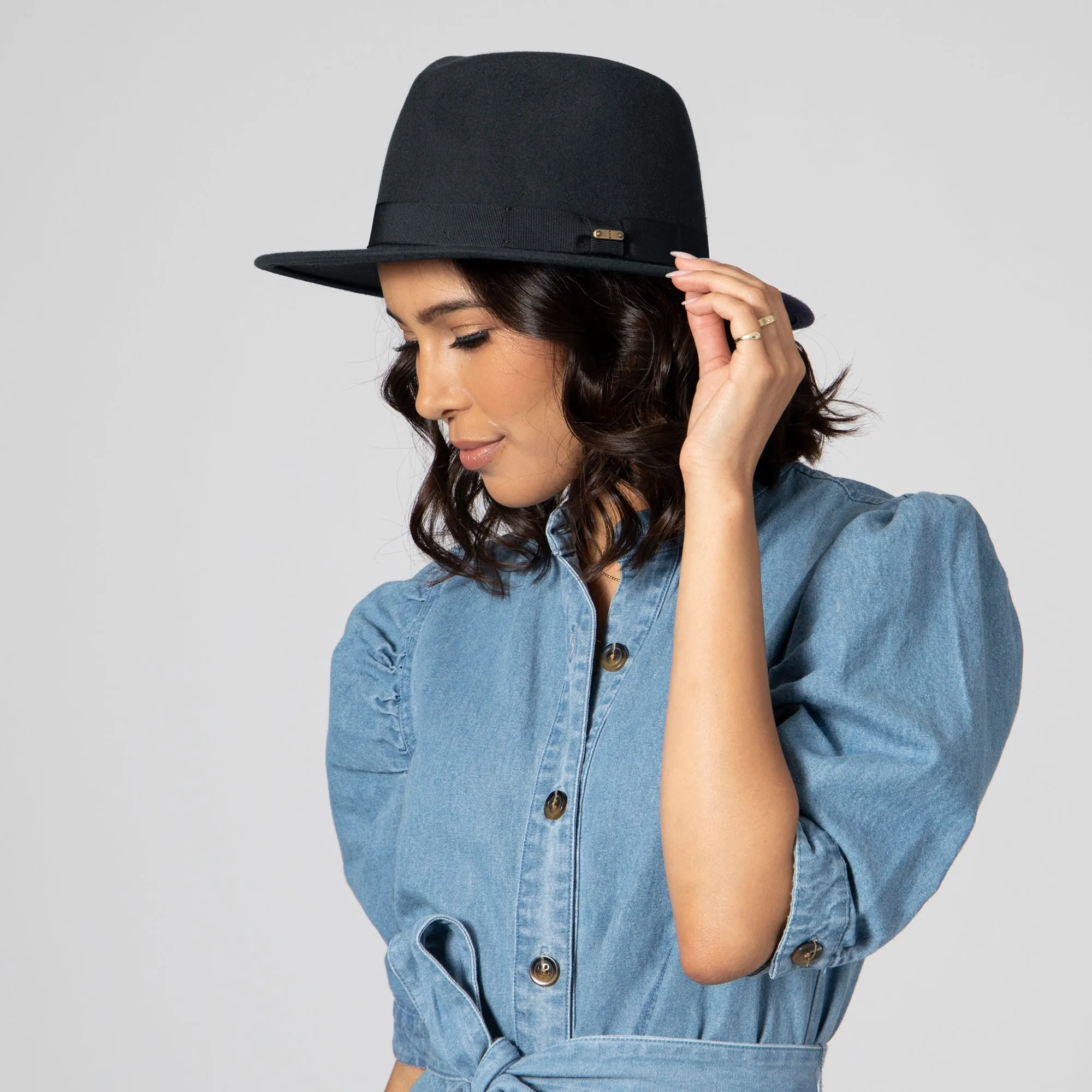 Myra - Women's Fedora With Bow