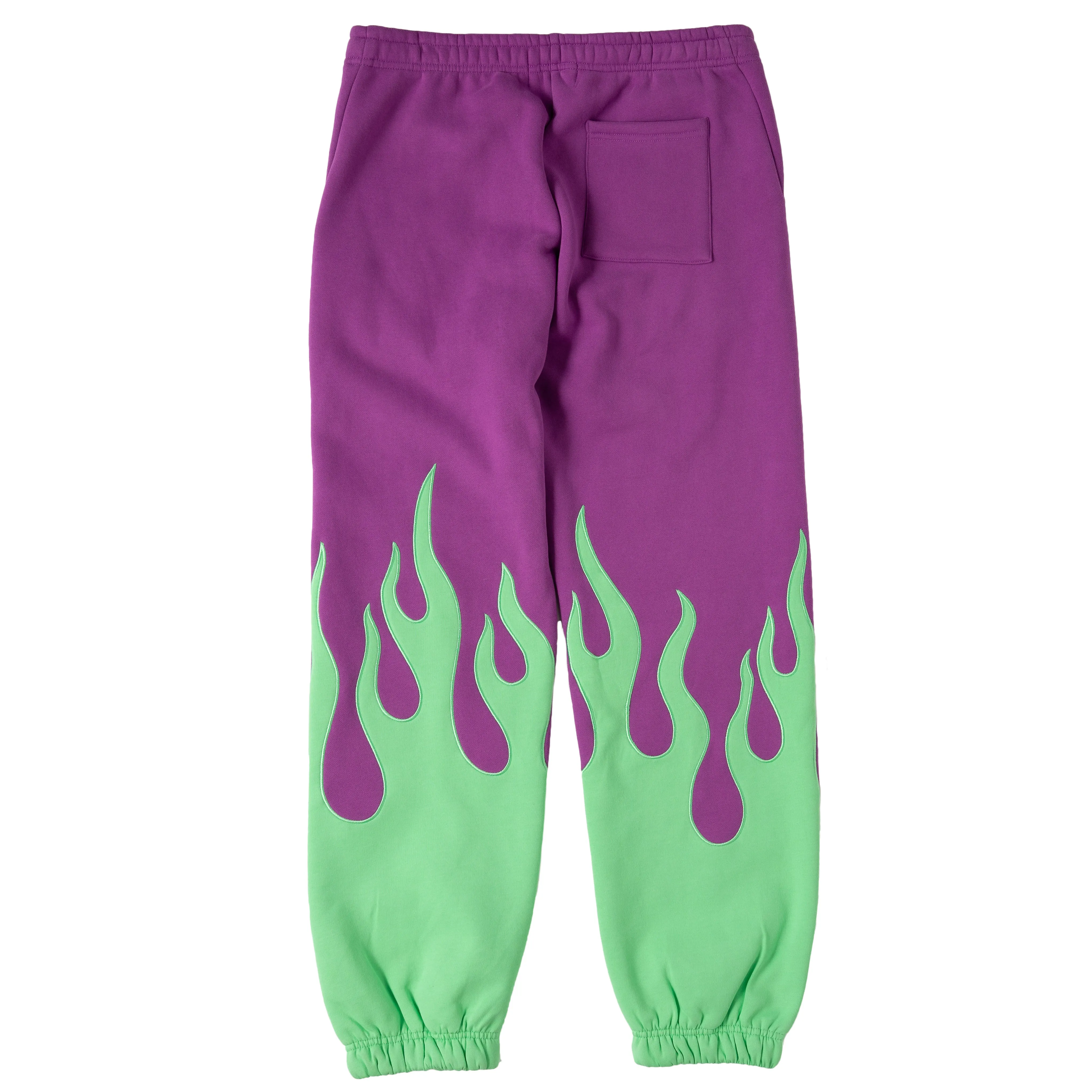 PREMIUM HEATER SWEATS - PURPLE / GREEN