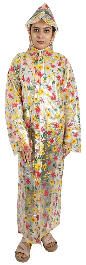 Romano nx Waterproof Lovely Printed Rain Overcoat for Women