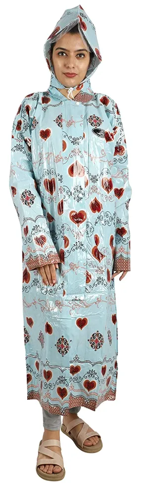 Romano nx Waterproof Lovely Printed Rain Overcoat for Women