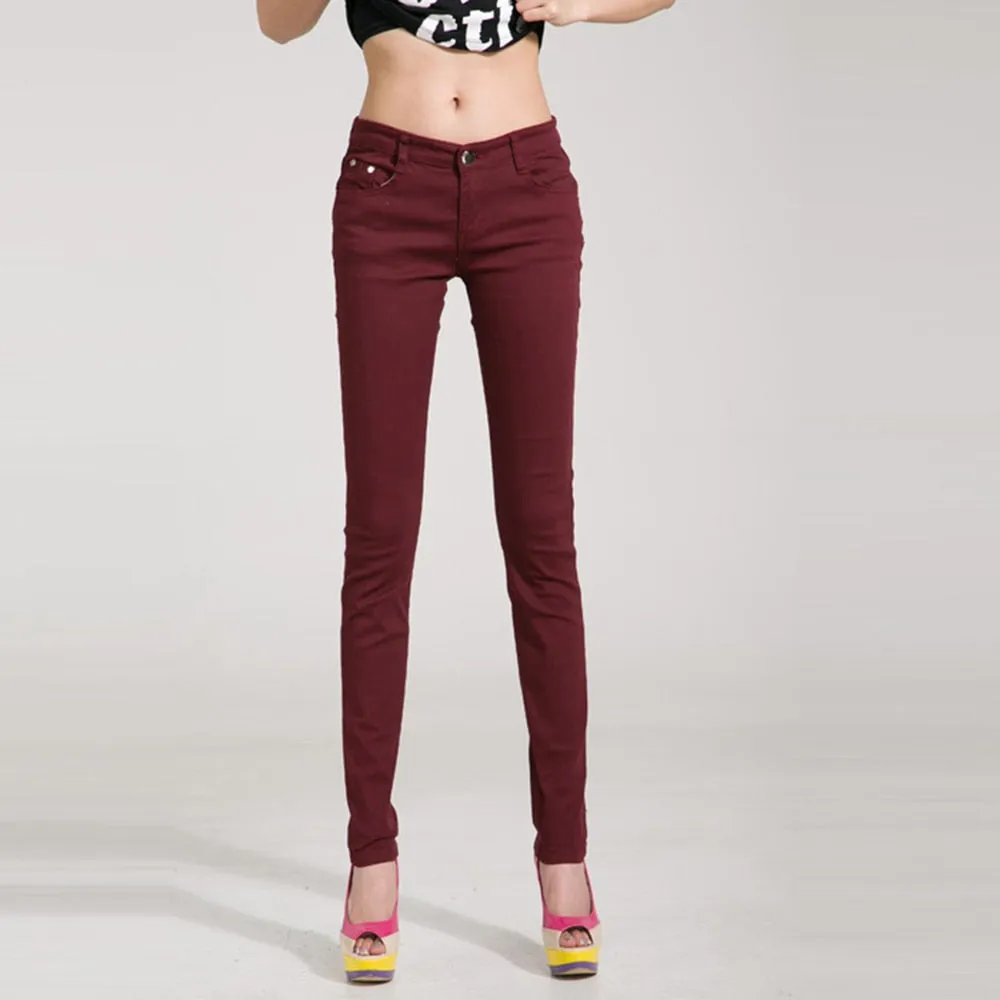 Solid Pencil Womens Pant