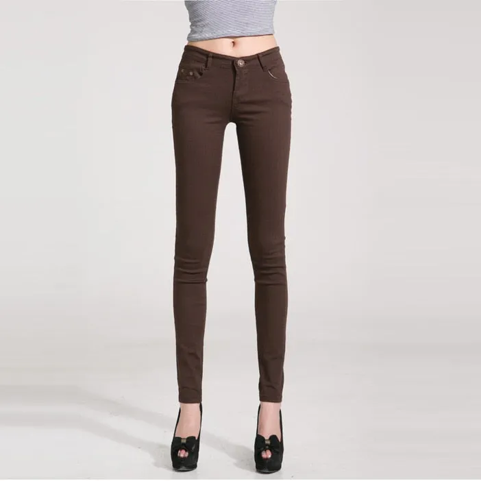 Solid Pencil Womens Pant