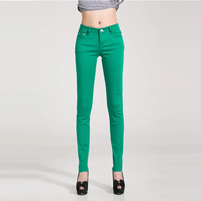 Solid Pencil Womens Pant