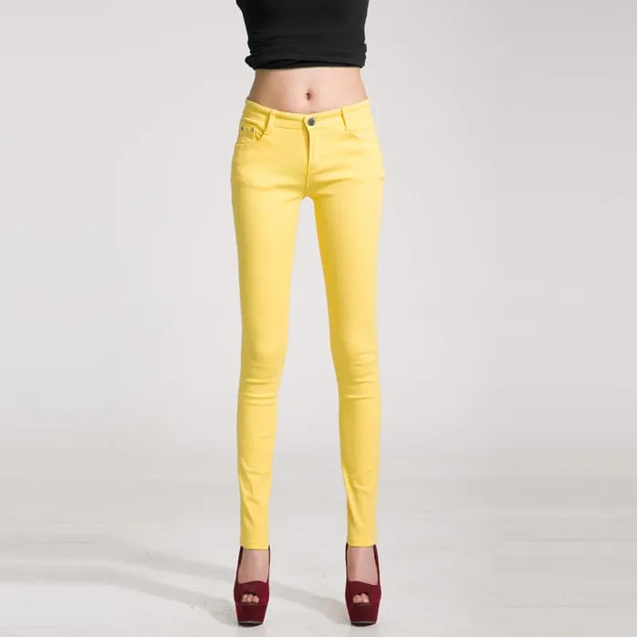 Solid Pencil Womens Pant