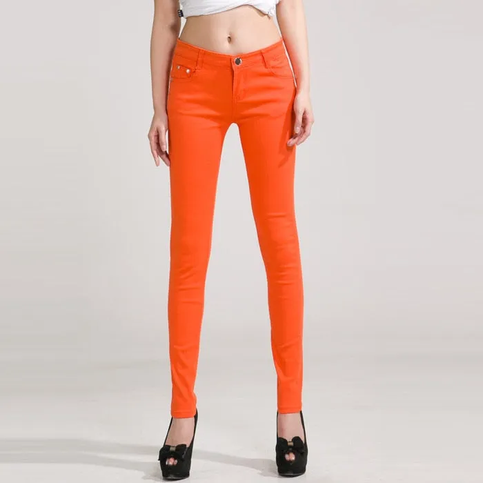 Solid Pencil Womens Pant