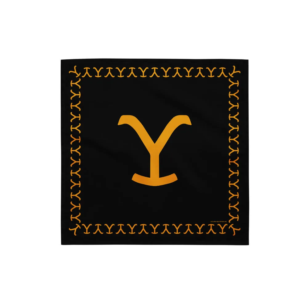 Yellowstone Y Logo Bandana